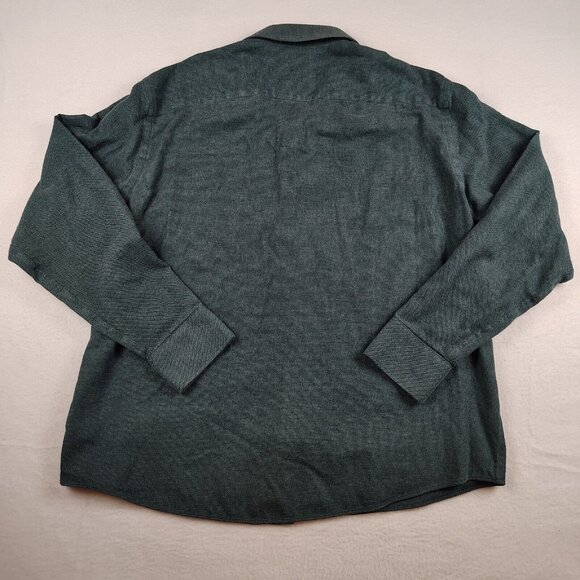 UNTUCKit Forest Green Wrinkle Free Button Down Shirt Mens XXL - Picture 2 of 9